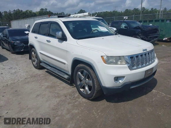 2012 Jeep Grand Cherokee Overland with VIN 1C4RJECT8CC195064, listed as a IAAI auction lot 41860187 with 241,367 mi miles. Bid and sale history available at carsss.com. Image 1.