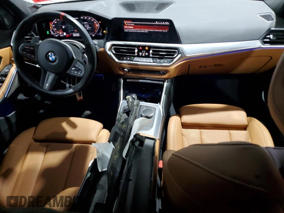 2022 BMW 3 Series M340i xDrive with VIN 3MW5U9J02N8C30176, listed as a Copart auction lot 83947374 with 20,863 mi miles and Salvage Title. Bid and sale history available at carsss.com. Image 8.