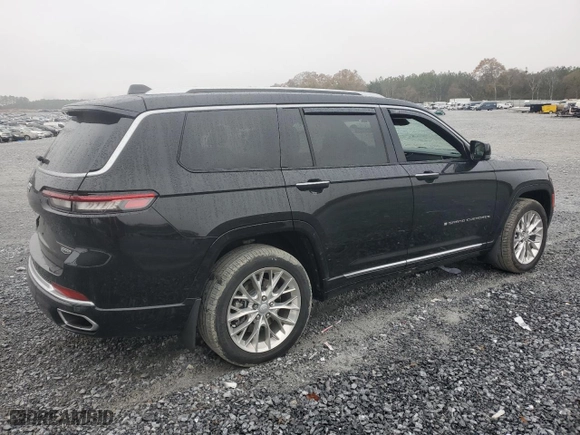 2021 Jeep Grand Cherokee L Summit Reserve with VIN 1C4RJKEGXM8108090, listed as a Copart auction lot 84906824 with 20,752 mi miles and Salvage Title. Bid and sale history available at carsss.com. Image 3.