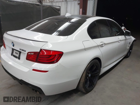 2013 BMW 5 Series 535i with VIN WBAFR7C53DC823586, listed as a IAAI auction lot 41859395 with 146,974 mi miles and . Bid and sale history available at DreamBid. Image 4.