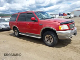 2002 Ford Expedition Eddie Bauer with VIN 1FMPU18LX2LA99978, listed as a IAAI auction lot 42692578 with 143,127 mi miles and . Bid and sale history available at DreamBid. Image 1.
