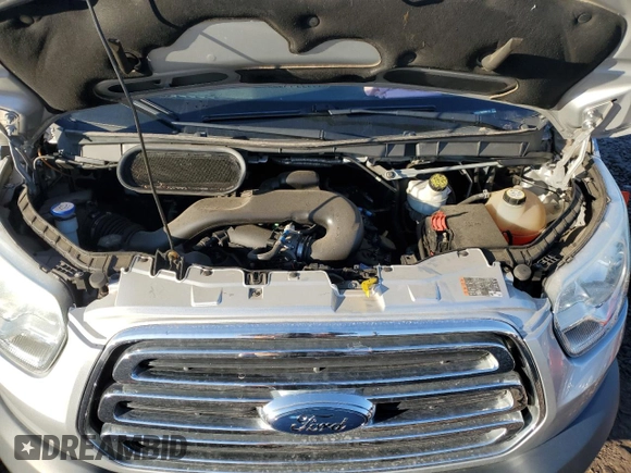 2015 Ford Transit XL with VIN 1FMZK1YM6FKA91704, listed as a Copart auction lot 47443975 with 169,342 mi miles and Salvage title. Bid and sale history available at DreamBid. Image 12.