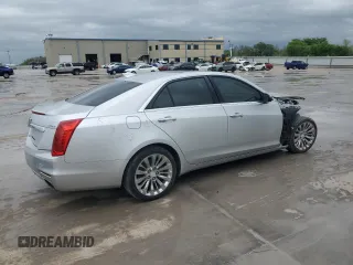 2016 Cadillac CTS Luxury Collection AWD with VIN 1G6AX5SX4G0101062, listed as a Copart auction lot 51781505 with 77,591 mi miles and Salvage Title. Bid and sale history available at DreamBid. Image 3.