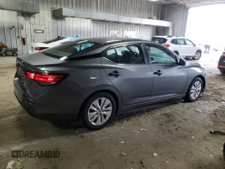 2024 Nissan Sentra S with VIN 3N1AB8BV2RY287157, listed as a Copart auction lot 51660145 with 22,636 mi miles and Salvage Title. Bid and sale history available at DreamBid. Image 3.