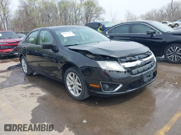 2010 Ford Fusion SEL with VIN 3FAHP0JA3AR178031, listed as a IAAI auction lot 41855366 with 199,186 mi miles. Bid and sale history available at carsss.com. Image 1.