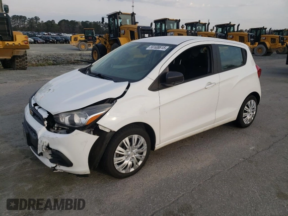 2017 Chevrolet Spark LS with VIN KL8CB6SA5HC767541, listed as a Copart auction lot 50128615 with 69,373 mi miles and Salvage Title. Bid and sale history available at carsss.com. Image 1.