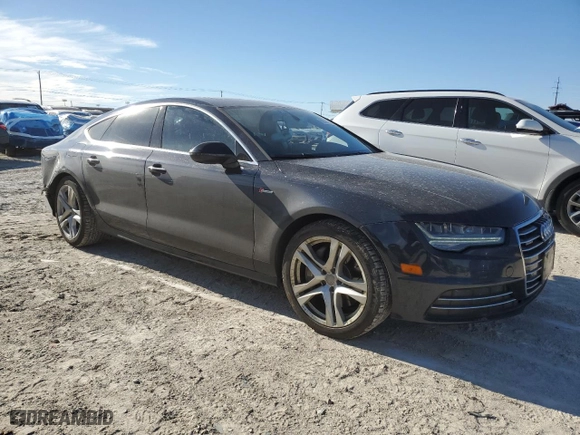 2017 Audi A7 Premium Plus with VIN WAUW2AFCXHN124798, listed as a Copart auction lot 89007825 with 160,822 mi miles and Salvage Title. Bid and sale history available at carsss.com. Image 4.