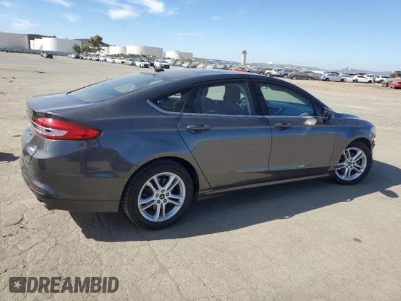 2018 Ford Fusion SE with VIN 3FA6P0HD8JR218806, listed as a Copart auction lot 47457205 with 128,452 mi miles and Salvage Title. Bid and sale history available at carsss.com. Image 3.