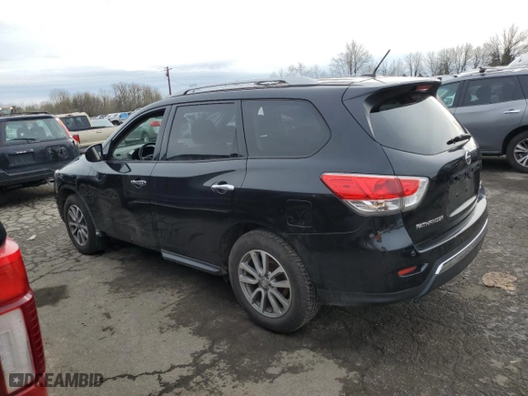 2015 Nissan Pathfinder S with VIN 5N1AR2MM8FC656503, listed as a Copart auction lot 46311115 with 118,320 mi miles and Salvage Title. Bid and sale history available at carsss.com. Image 2.