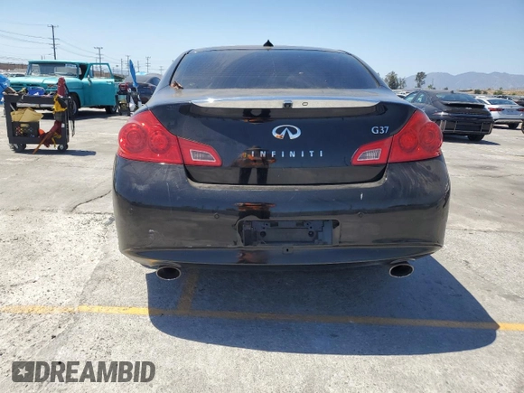 2013 Infiniti G37 Journey with VIN JN1CV6APXDM722655, listed as a Copart auction lot 57531615 with 150,431 mi miles and Salvage title. Bid and sale history available at DreamBid. Image 6.