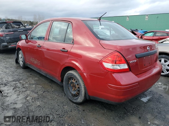 2009 Nissan Versa 1.6 with VIN 3N1CC11EX9L443862, listed as a Copart auction lot 47964725 with Not provided miles and Salvage title. Bid and sale history available at DreamBid. Image 2.