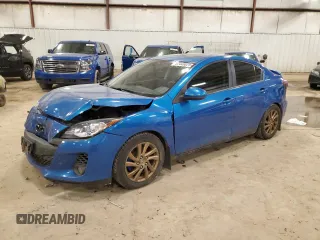 2012 Mazda 3 i Grand Touring with VIN JM1BL1W72C1530009, listed as a Copart auction lot 47448025 with 105,445 mi miles and Salvage Title. Bid and sale history available at carsss.com. Image 1.