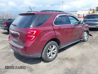 2017 Chevrolet Equinox LT with VIN 2GNALCEK5H1601189, listed as a IAAI auction lot 42038012 with 91,834 mi miles. Bid and sale history available at carsss.com. Image 4.