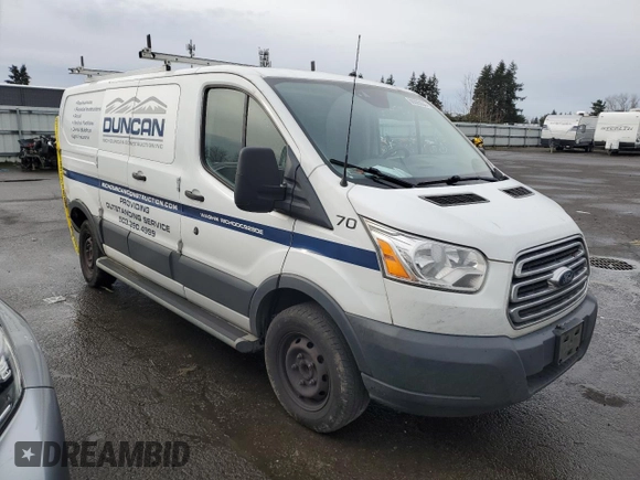 2017 Ford Transit with VIN 1FTYR1ZM3HKB29631, listed as a Copart auction lot 86395004 with 96,975 mi miles and Salvage Title. Bid and sale history available at DreamBid. Image 4.