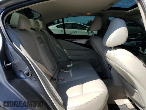 2020 Infiniti Q50 Luxe with VIN JN1EV7AR7LM250090, listed as a Copart auction lot 63420145 with 47,023 mi miles and Salvage title. Bid and sale history available at DreamBid. Image 10.