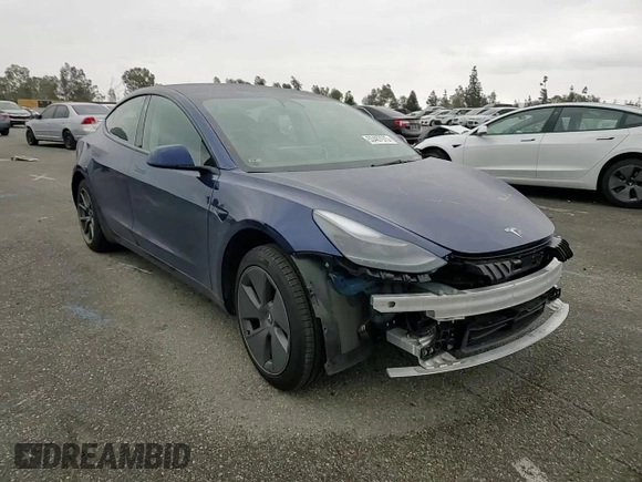 2022 Tesla Model 3 Long Range with VIN 5YJ3E1EB1NF341432, listed as a Copart auction lot 53467975 with 38,184 mi miles and Salvage Title. Bid and sale history available at DreamBid. Image 10.