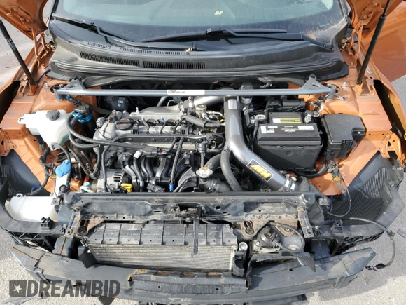 2013 Hyundai Veloster Turbo w/Black Int with VIN KMHTC6AE2DU173885, listed as a Copart auction lot 76492614 with 63,176 mi miles and Salvage Title. Bid and sale history available at carsss.com. Image 11.