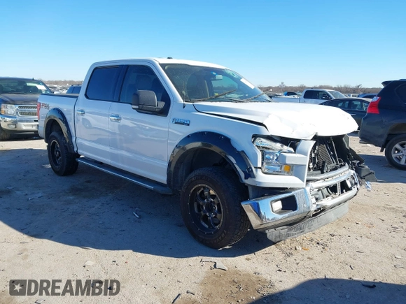 2015 Ford F-150 XLT with VIN 1FTEW1EF4FKD09118, listed as a IAAI auction lot 41414605 with 136,073 mi miles. Bid and sale history available at carsss.com. Image 1.