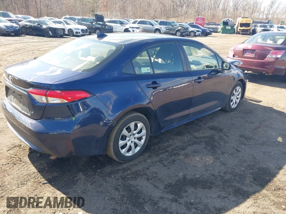 2021 Toyota Corolla LE with VIN JTDEPMAE7MJ150092, listed as a IAAI auction lot 41744119 with 82,203 mi miles and . Bid and sale history available at DreamBid. Image 4.