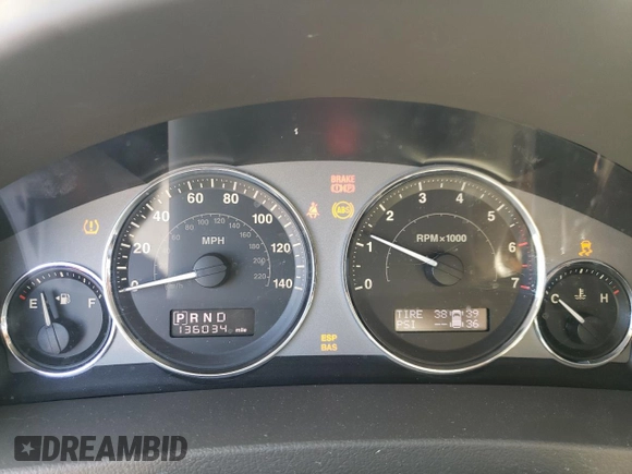 2010 Jeep Grand Cherokee Limited with VIN 1J4RR5GT3AC135686, listed as a Copart auction lot 52961465 with 136,034 mi miles and Salvage title. Bid and sale history available at DreamBid. Image 9.