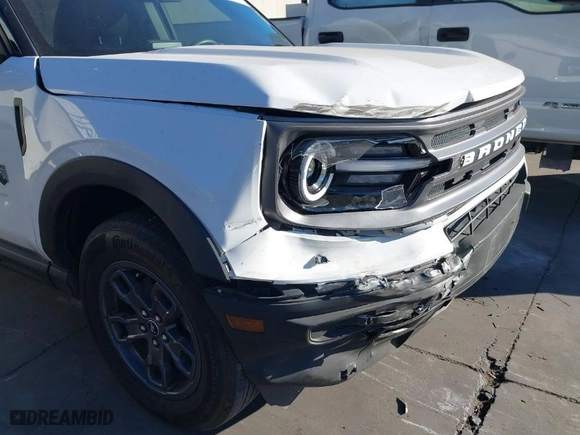 2023 Ford Bronco Sport Big Bend with VIN 3FMCR9B67PRD09074, listed as a IAAI auction lot 41343374 with 20,514 mi miles. Bid and sale history available at carsss.com. Image 6.