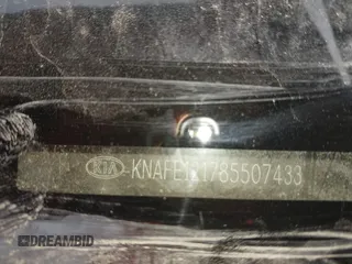 2008 Kia Spectra EX with VIN KNAFE121785507433, listed as a IAAI auction lot 41772292 with 87,520 mi miles. Bid and sale history available at carsss.com. Image 9.