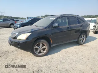 2006 Lexus RX 400h with VIN JTJHW31UX60001795, listed as a Copart auction lot 64407255 with 163,818 mi miles and Salvage title. Bid and sale history available at DreamBid. Image 1.