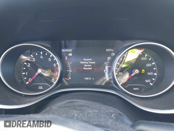 2020 Jeep Compass Limited with VIN 3C4NJDCB1LT147961, listed as a IAAI auction lot 41508964 with 74,613 mi miles. Bid and sale history available at carsss.com. Image 7.