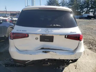2022 Mercedes-Benz GLS 450 with VIN 4JGFF5KE9NA609048, listed as a Copart auction lot 42990394 with 32,539 mi miles and . Bid and sale history available at DreamBid. Image 6.