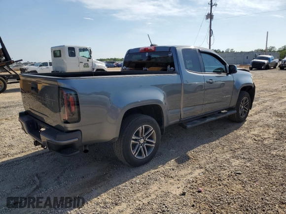 2021 Chevrolet Colorado 2WD Work Truck with VIN 1GCHSBEA7M1167093, listed as a Copart auction lot 53316075 with 51,238 mi miles and Salvage title. Bid and sale history available at DreamBid. Image 3.