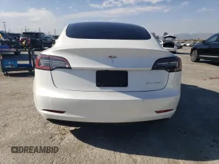 2022 Tesla Model 3 Long Range with VIN 5YJ3E1EB2NF210008, listed as a Copart auction lot 47298585 with 53,753 mi miles and Salvage Title. Bid and sale history available at carsss.com. Image 6.