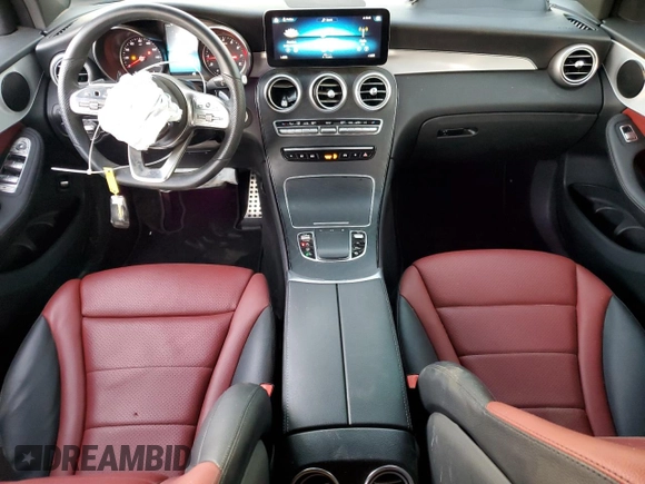2021 Mercedes-Benz GLC with VIN W1N0J8EB6MG011810, listed as a Copart auction lot 88361905 with 54,286 mi miles and Salvage Title. Bid and sale history available at carsss.com. Image 8.