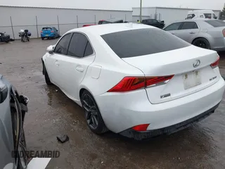 2018 Lexus IS with VIN JTHBA1D28J5078195, listed as a IAAI auction lot 41448692 with 105,745 mi miles. Bid and sale history available at carsss.com. Image 3.