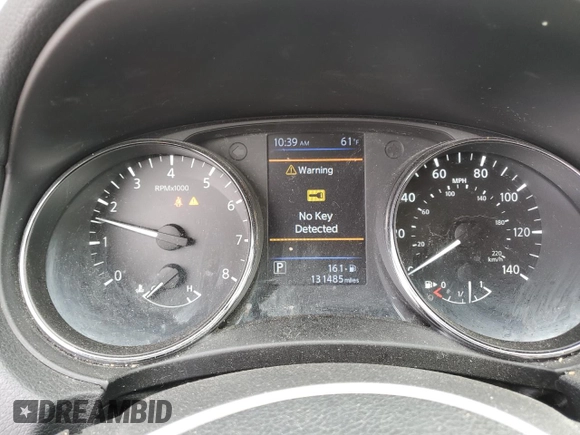 2019 Nissan Rogue S with VIN 5N1AT2MV6KC797056, listed as a Copart auction lot 50787335 with 131,485 mi miles and Salvage Title. Bid and sale history available at carsss.com. Image 9.