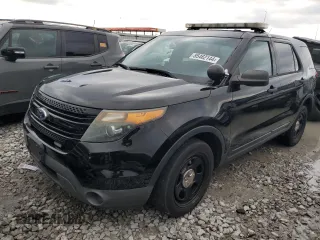 2014 Ford Utility Police Interceptor with VIN 1FM5K8AR1EGB38412, listed as a Copart auction lot 85462144 with 123,042 mi miles and Clean Title. Bid and sale history available at carsss.com. Image 1.