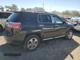 2015 GMC Terrain Denali with VIN 2GKALUEK0F6161918, listed as a Copart auction lot 81574114 with 61,354 mi miles and Salvage Title. Bid and sale history available at carsss.com. Image 3.