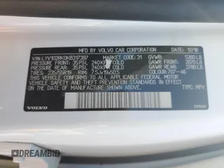 2019 Volvo XC60 Momentum with VIN LYV102RK0KB317397, listed as a Copart auction lot 47094095 with 77,483 mi miles and Salvage title. Bid and sale history available at DreamBid. Image 13.