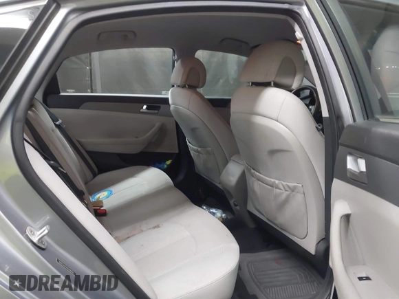 2017 Hyundai Sonata SE with VIN 5NPE24AFXHH489693, listed as a IAAI auction lot 41478117 with 115,043 mi miles. Bid and sale history available at carsss.com. Image 8.