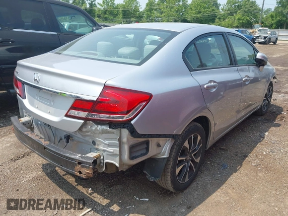 2015 Honda Civic EX z VIN 19XFB2F84FE109199, wystawiony jako IAAI lot #42405178 z przebiegiem 135 245 mil mil oraz . Historia ofert i sprzedaży dostępna na DreamBid. Obrazek 4.