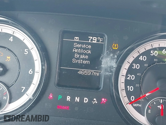 2019 Ram 1500 Classic Tradesman with VIN 1C6RR6FT0KS733813, listed as a IAAI auction lot 41618317 with 46,597 mi miles. Bid and sale history available at carsss.com. Image 15.