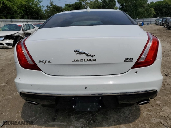 2016 Jaguar XJ with VIN SAJWJ2GD9G8W01545, listed as a Copart auction lot 66095984 with NaN miles and Salvage Title. Bid and sale history available at carsss.com. Image 6.