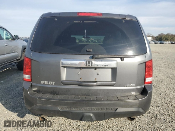 2012 Honda Pilot EX with VIN 5FNYF4H47CB004391, listed as a Copart auction lot 42566605 with 208,751 mi miles and Clean Title. Bid and sale history available at DreamBid. Image 6.