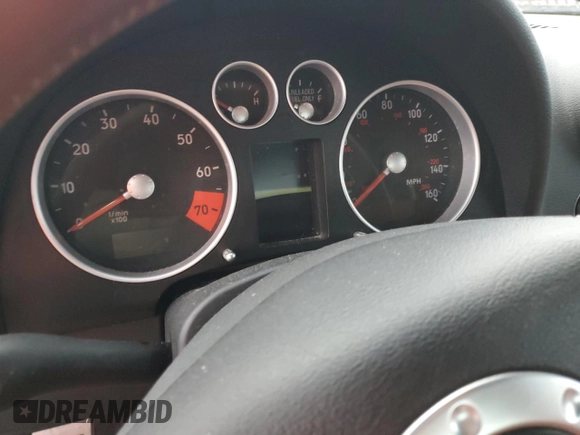 2005 Audi TT with VIN TRUTC28N551009655, listed as a Copart auction lot 75280194 with 0 mi miles and Salvage Title. Bid and sale history available at carsss.com. Image 9.