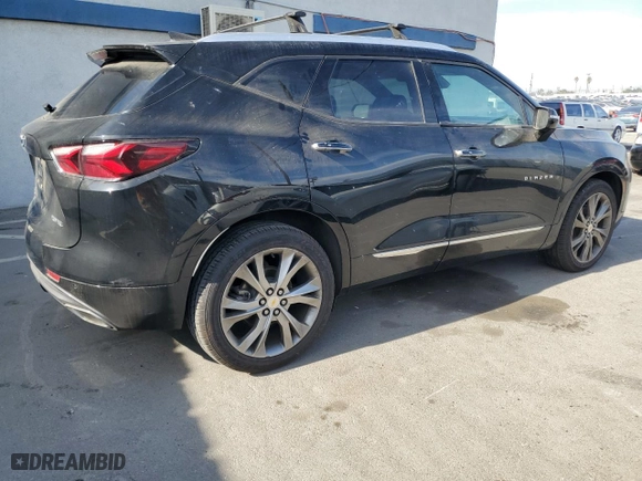 2020 Chevrolet Blazer Premier with VIN 3GNKBLRS0LS594859, listed as a Copart auction lot 88335855 with 50,730 mi miles and Salvage Title. Bid and sale history available at carsss.com. Image 4.