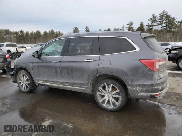 2022 Honda Pilot Touring 7-Passenger with VIN 5FNYF6H64NB014327, listed as a Copart auction lot 45166475 with 66,779 mi miles and Salvage Title. Bid and sale history available at carsss.com. Image 2.