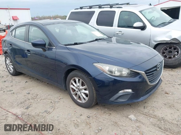 2014 Mazda 3 i Grand Touring with VIN JM1BM1M77E1133477, listed as a IAAI auction lot 41861051 with 124,377 mi miles and . Bid and sale history available at DreamBid. Image 1.