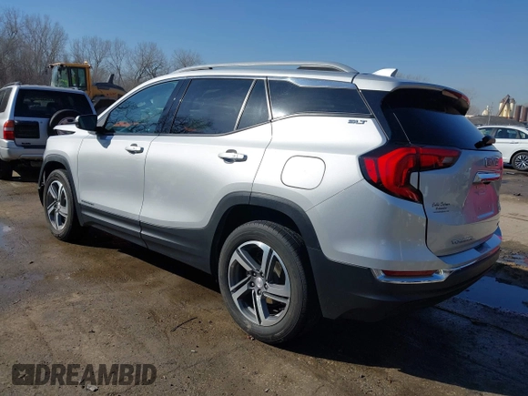 2019 GMC Terrain SLT with VIN 3GKALVEV4KL358841, listed as a IAAI auction lot 41776703 with 56,835 mi miles. Bid and sale history available at carsss.com. Image 3.