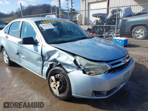 2008 Ford Focus S with VIN 1FAHP34NX8W223229, listed as a IAAI auction lot 38747770 with 232,432 mi miles. Bid and sale history available at carsss.com. Image 1.