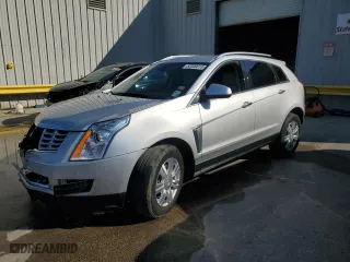 2015 Cadillac SRX Luxury Collection with VIN 3GYFNBE30FS595549, listed as a Copart auction lot 53300615 with 80,155 mi miles and Salvage Title. Bid and sale history available at carsss.com. Image 1.