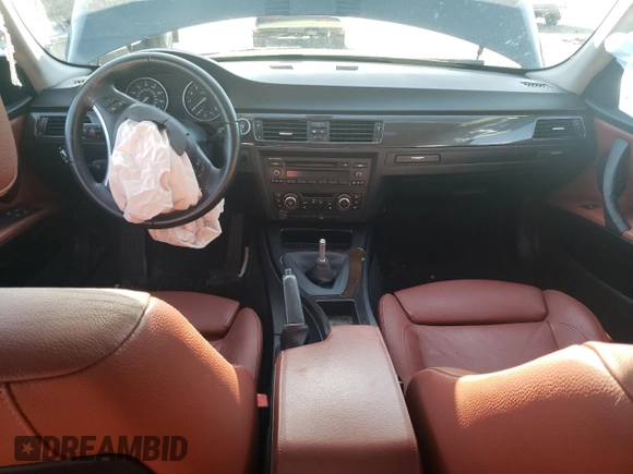 2011 BMW 3 Series 335i xDrive with VIN WBAPL5C53BA742753, listed as a Copart auction lot 61596655 with Not provided miles and Salvage title. Bid and sale history available at DreamBid. Image 8.